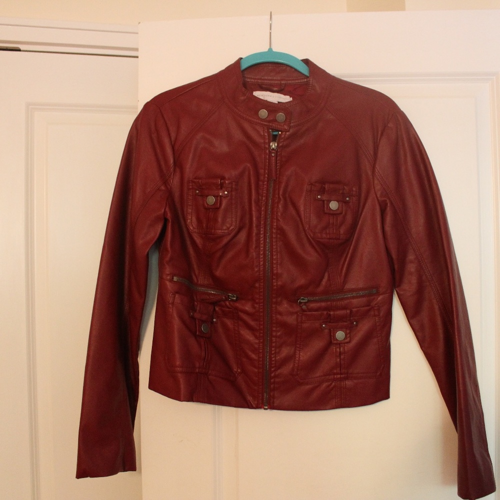 NY & Company Little Pleather Jacket